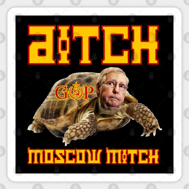 Ditch Moscow Mitch Sticker by skittlemypony